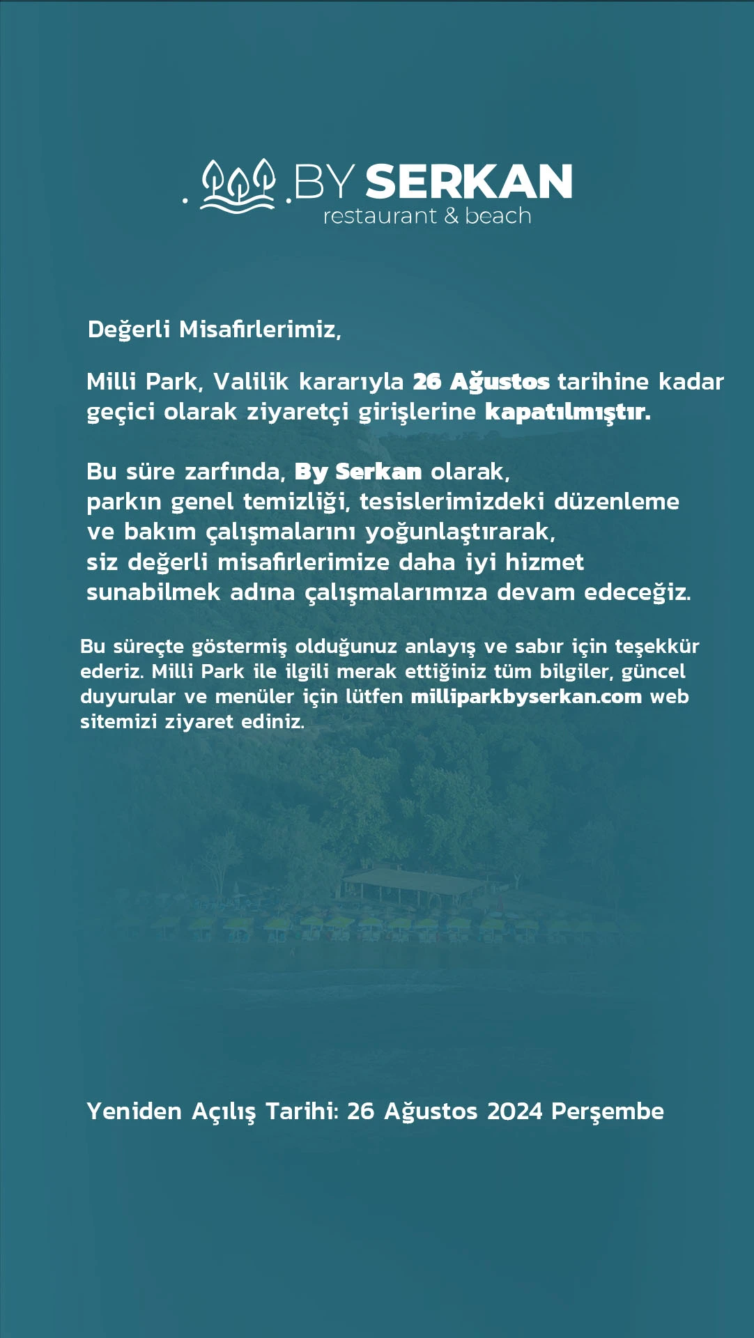 Milli Park Açık Mı?